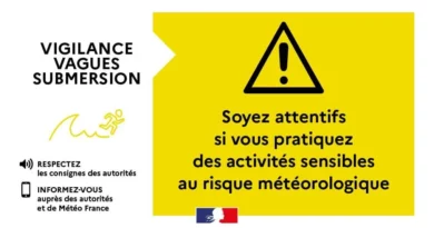 ❗Vigilance Météo Jaune pour pluie et inondations jusqu’au Mercredi 27 Août