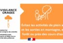 ❗Vigilance Météo Orange pour orages Mardi 19 Août