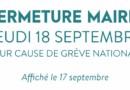 Fermeture Mairie